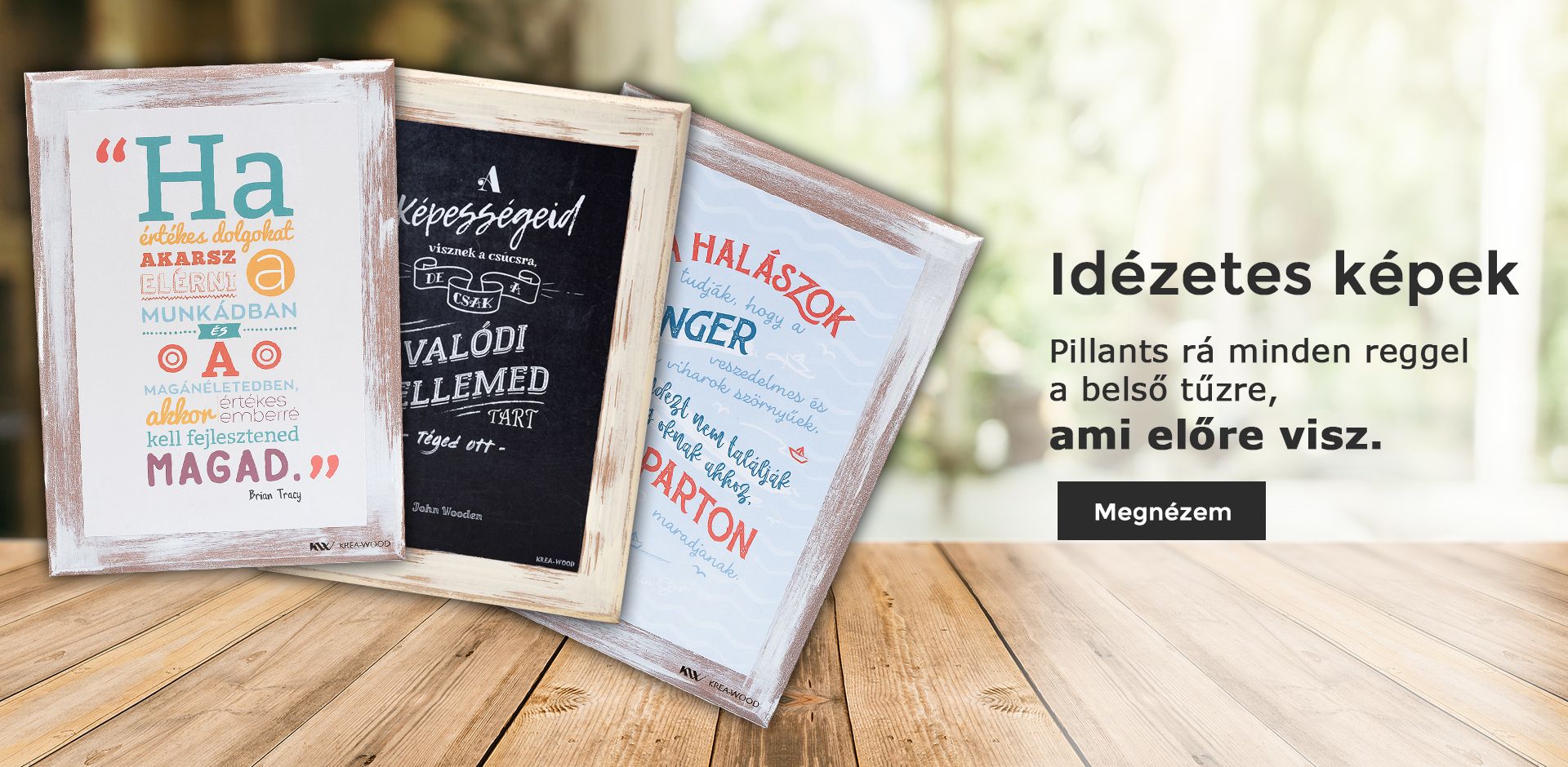 Krea-Wood teafilter tartók