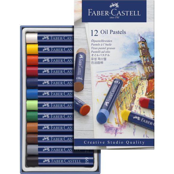 Faber-Castell Creative Studio olajpasztell rúd 12db-os készlet