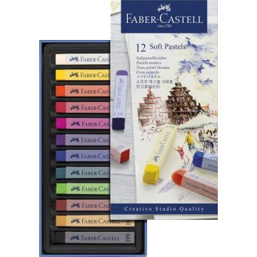 Faber-Castell Creative Studio porpasztell kréta, 12db-os