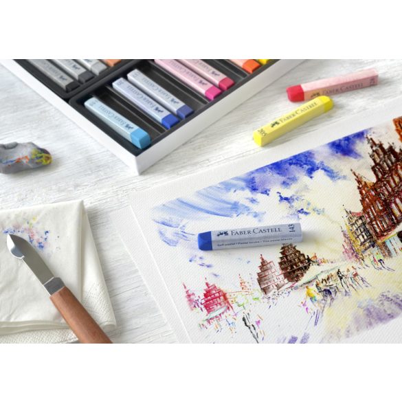 Faber-Castell Creative Studio porpasztell kréta, 12db-os