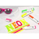 Faber-Castell textílfilc készlet 4 db-os, neon színekben