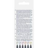 Faber-Castell 6db-os Art and Graphic filctoll készlet,  1,5mm metál színekben