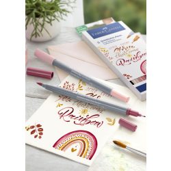   Faber-Castell Art and Graphic 6db-os kétvégű aquarell filctoll készlet "rainbow"