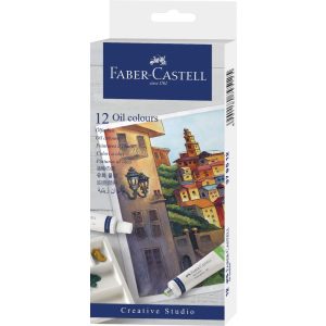 Faber-Castell olajfesték készlet, 12db-os