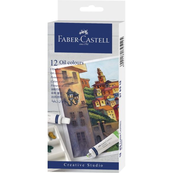 Faber-Castell olajfesték készlet, 12db-os