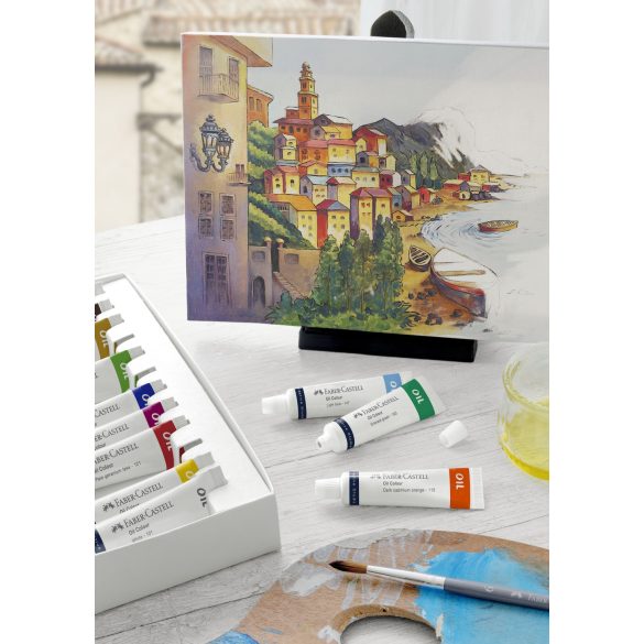 Faber-Castell olajfesték készlet, 12db-os