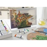 Faber-Castell olajfesték készlet, 12db-os
