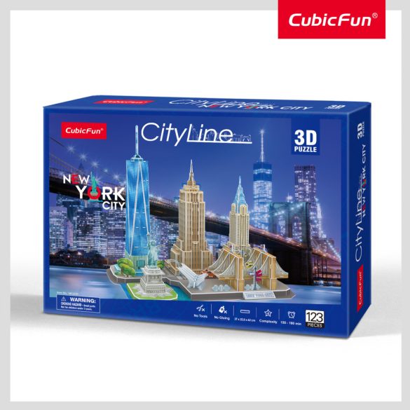 Cubic Fun 3D puzzle, City Line, New York