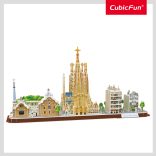Cubic Fun 3D puzzle, City Line, Barcelona