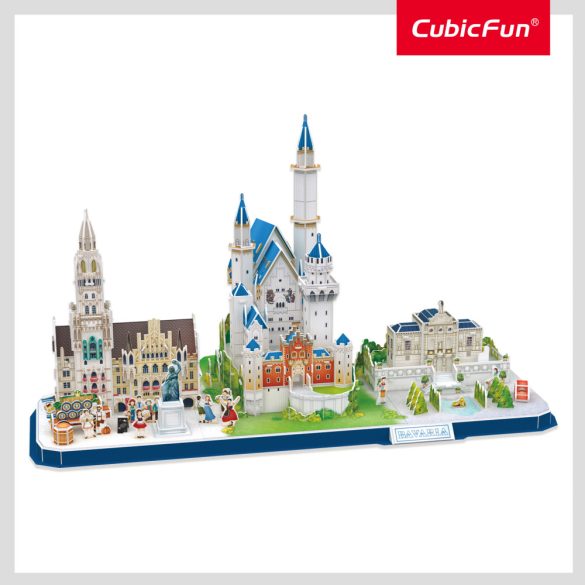 Cubic Fun 3D puzzle, City Line, Németország-Bajorország