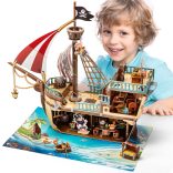 Cubic Fun 3D puzzle, City Line, Kalózhajó