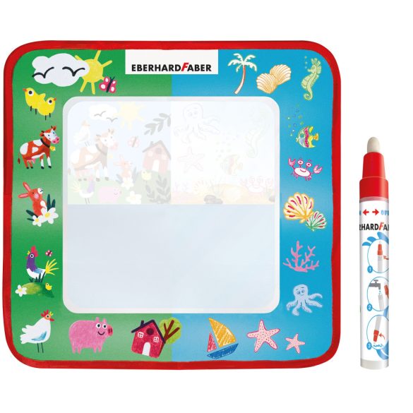 Eberhard Faber színező szőnyeg 32x32cm AQUA FUN