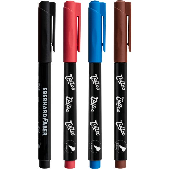 Eberhard Faber tetováló szett 4db-os "EGY SOR"