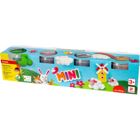 Eberhard Faber 4 db-os modellező gyurma játék, 140gramm nyári színek