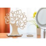 Krea-Wood nyírfából készült ékszertartó fa levelekkel