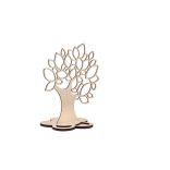 Krea-Wood nyírfából készült ékszertartó fa levelekkel