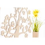 Krea-Wood nyírfából készült ékszertartó fa virágokkal