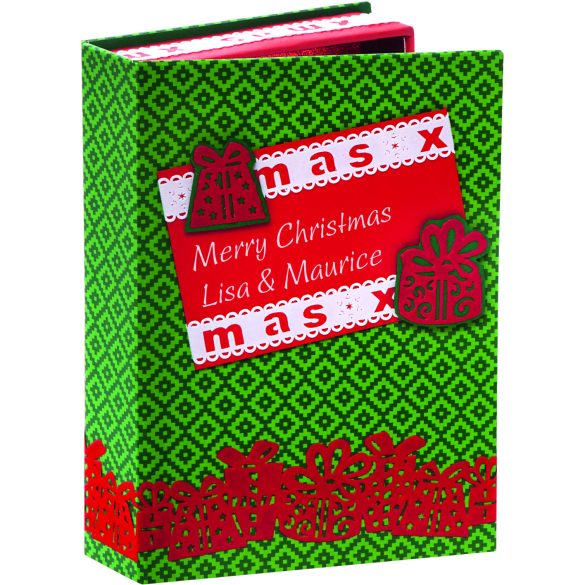 Folia dekorációs öntapadós csipke szalag 3x1m, "christmas"