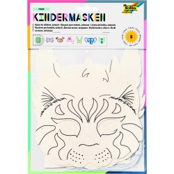   Folia farsangi álarc készítő szett 6db-os vegyes motívummal