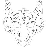 Folia farsangi álarc készítő szett 6db-os vegyes motívummal