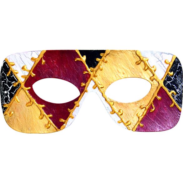 Folia farsangi álarc készítő szett 6db-os "party" motívummal