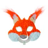 Folia farsangi álarc készítő szett 6db-os "erdei állatok" motívummal