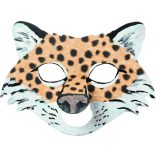 Folia farsangi álarc készítő szett 6db-os "erdei állatok" motívummal