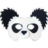 Folia farsangi álarc készítő szett 6db-os "egzotikus állatok" motívummal