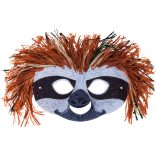 Folia farsangi álarc készítő szett 6db-os "egzotikus állatok" motívummal