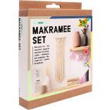 Folia makramé készítő szett 10db-os BOHO (fonal, fagyöngy, fa pálcika)