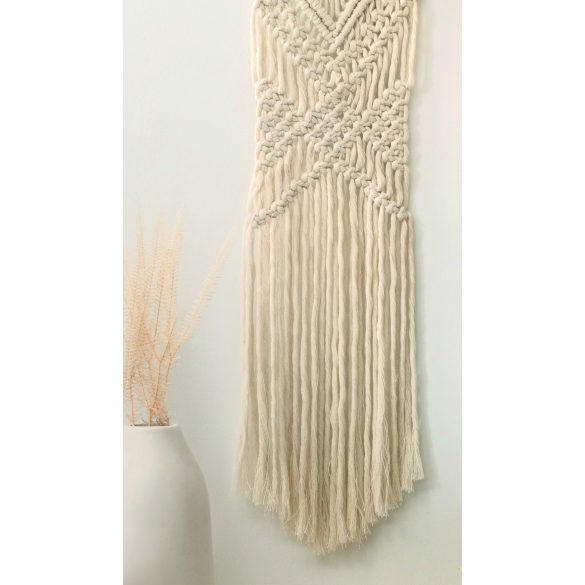 Folia makramé készítő szett 10db-os BOHO (fonal, fagyöngy, fa pálcika)