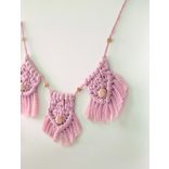 Folia makramé készítő szett 10db-os BOHO (fonal, fagyöngy, fa pálcika)