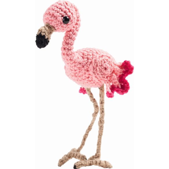 Flamingó horgoló szett
