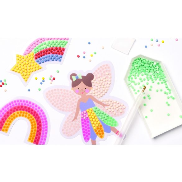 Gyémántszemes kirakó készlet, 1009db-os "Szivárvány" design