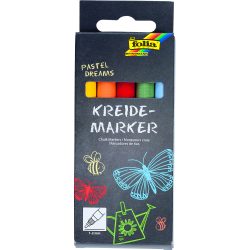 Folia kréta marker szett 5db-os, pasztel színek