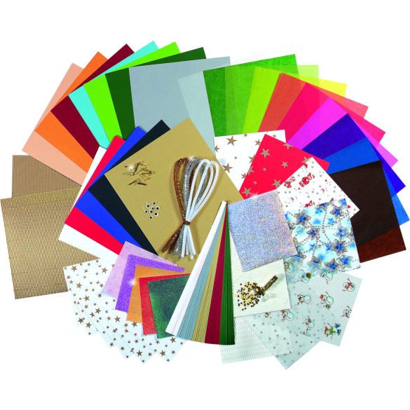 Folia 110db-os hobby bőrönd papír készlet, Karácsony 