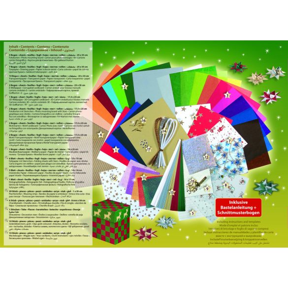 Folia 110db-os hobby bőrönd papír készlet, Karácsony 