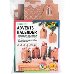   Folia 49 részes adventi naptár készítő szett, "hangulatos falu"
