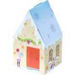 Folia 26 részes adventi naptár készítő szett, "karácsonyi falu"