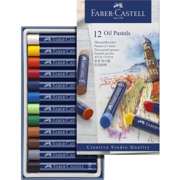   Faber-Castell Creative Studio olajpasztell rúd 12db-os készlet