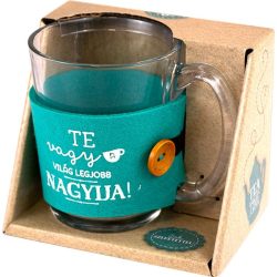   History & Heraldry Tea Time teás bögre, "Te vagy a világ legjobb Nagyija" felirattal