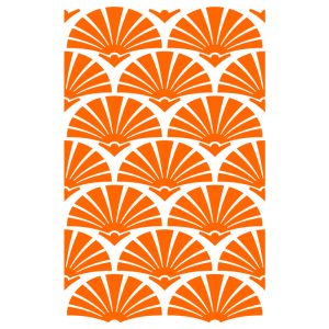 Artdeco mintás A4 stencil sablon