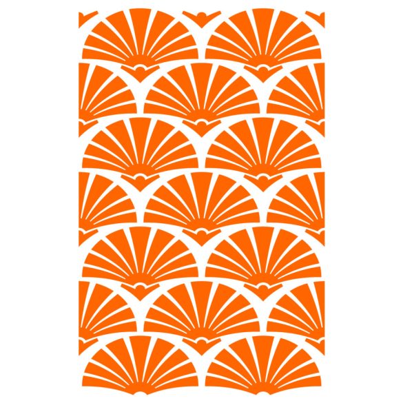 Artdeco mintás A4 stencil sablon