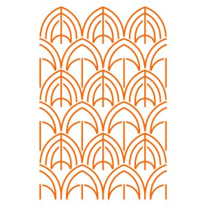 Artdeco2 mintás A4 stencil sablon