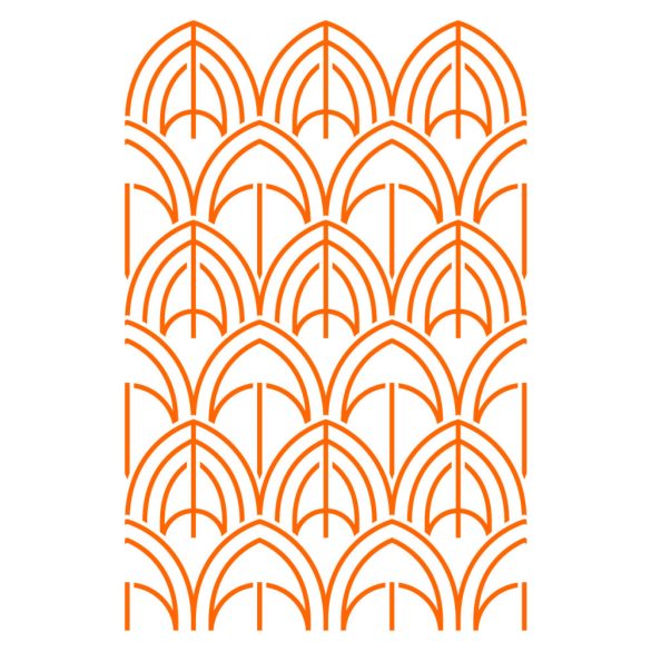 Artdeco2 mintás A4 stencil sablon