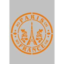Párizs A5 stencil sablon