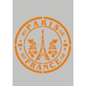 Párizs A5 stencil sablon