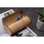 Krea-Wood nyírfából kézzel készült mágneses szemüvegtok, natúr színben