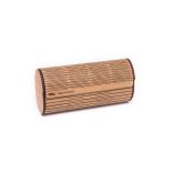 Krea-Wood tölgyfából kézzel készült mágneses szemüvegtok, natúr színben.