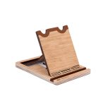 Krea-Wood tölgyfából készült tablet tartó állvány, natúr színben